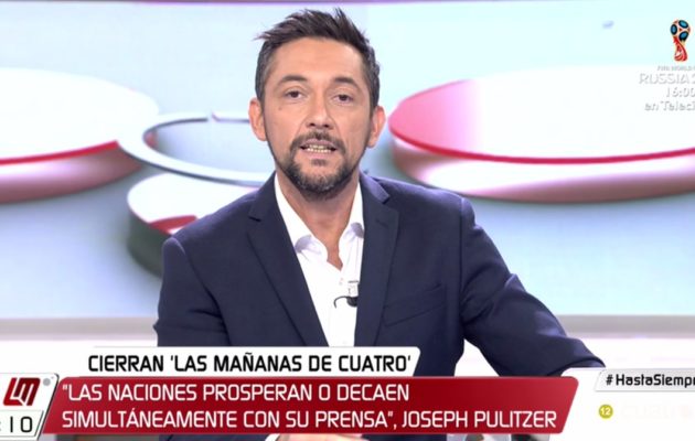Javier Ruiz despedida Las mañanas de Cuatro