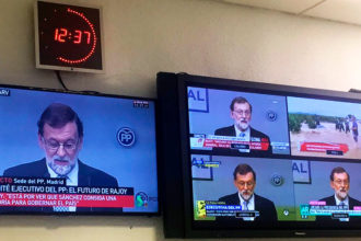 TVE censura dimisión Rajoy