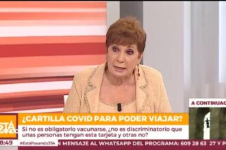 Celia Villalobos vacuna