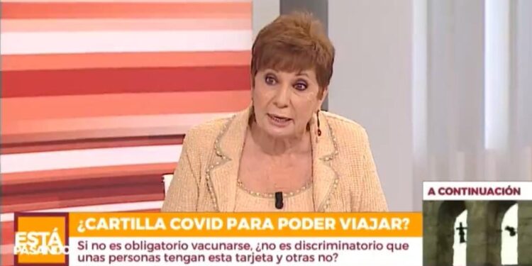 Celia Villalobos vacuna
