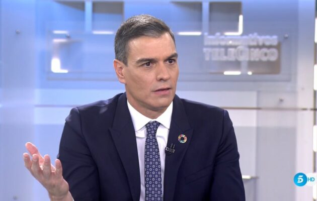 Pedro Sánchez Informativos Telecinco